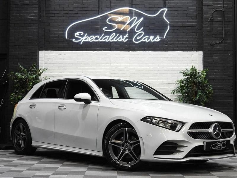 White Used 2020 Mercedes A180 AMG Line Premium Hatchback | £19,995 (Fair price) - Image 1/4