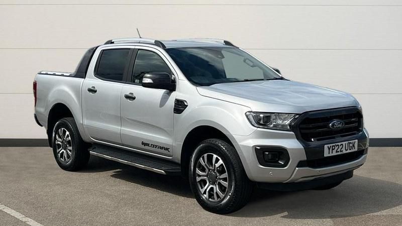 Silver Used 2022 Ford Ranger Wildtrack Pickup | £18,495 (Super price) - Image 1/4
