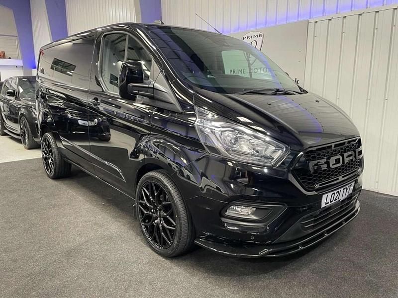 Black Used 2021 Ford Transit Custom Limited Van | £16,489 (Fair price) - Image 1/4