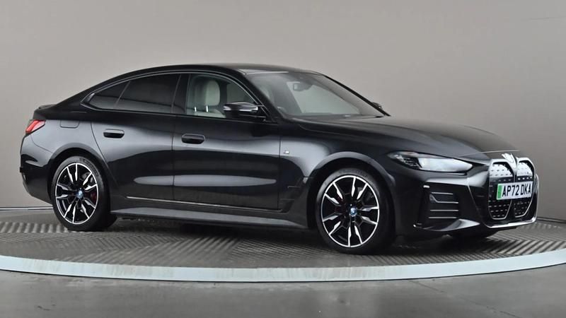 Black Used 2022 BMW i4 Sedan | £33,498 (Good price) - Image 1/4