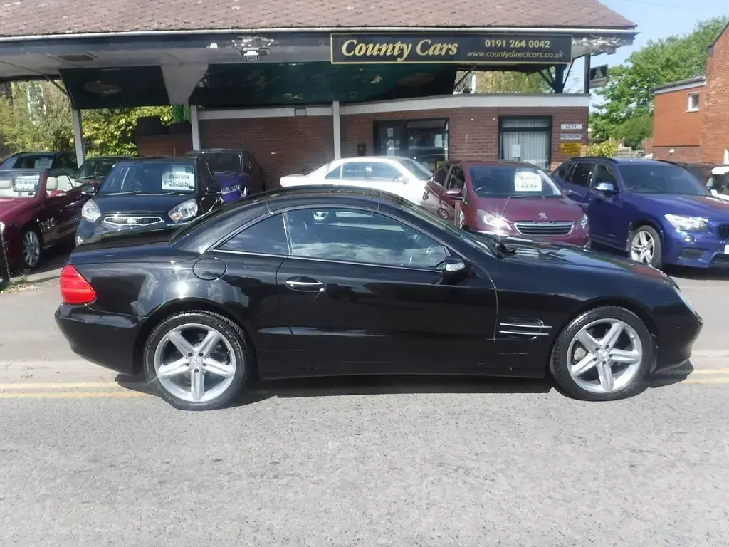 Käytetty Mercedes SL350 245 HP (180 kW) 2004 Musta Avoauto