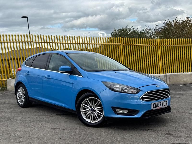 Blue Used 2017 Ford Focus Zetec Hatchback | £5,390 (Fair price) - Image 1/4