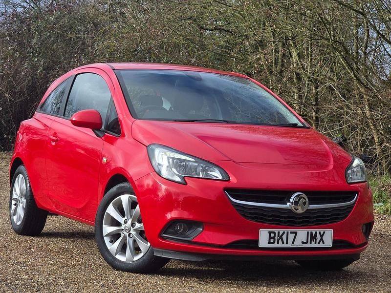 Used Vauxhall Corsa 75 HP (55 kW) 2017 Red Hatchback