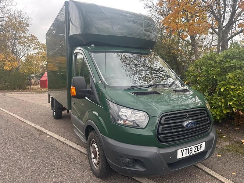 Used Ford Transit 130 HP (95 kW) 2018 Green Cabriolet