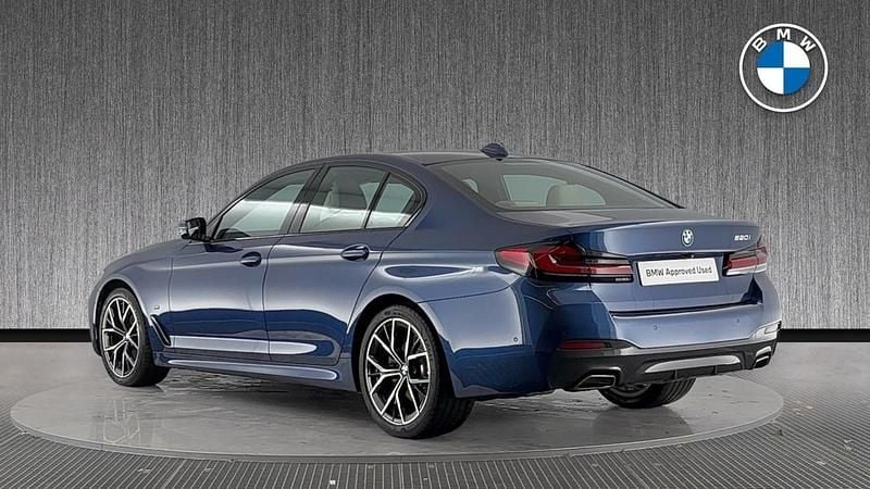 Used BMW 520 M Sport 192 HP (141 kW) 2022 Blue Sedan