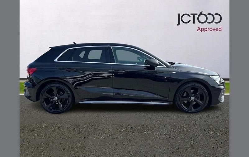 Used Audi A3 S-Line 147 HP (108 kW) 2020 Black Sedan