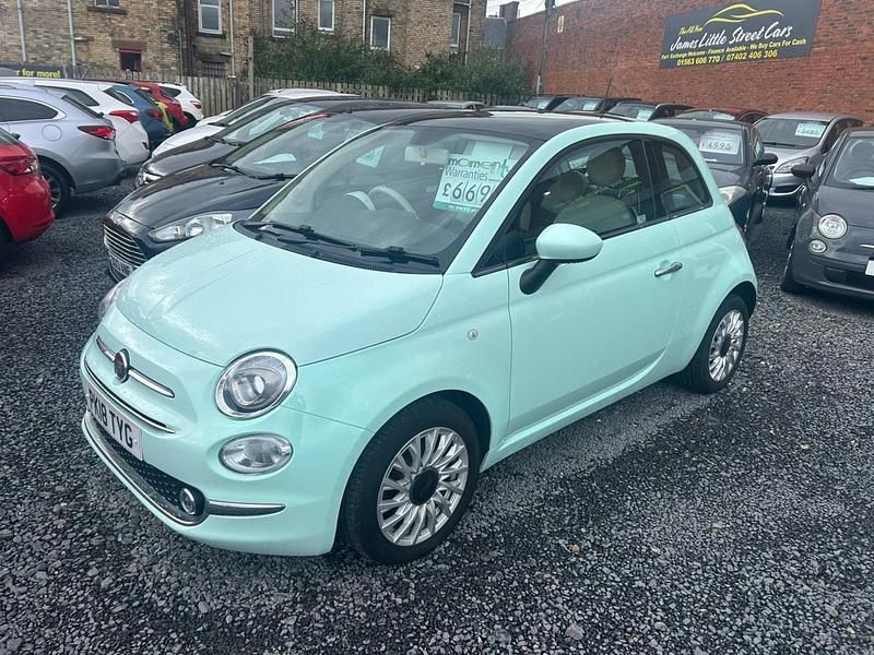Used Fiat 500 Lounge 69 HP (50 kW) 2018 Green Hatchback