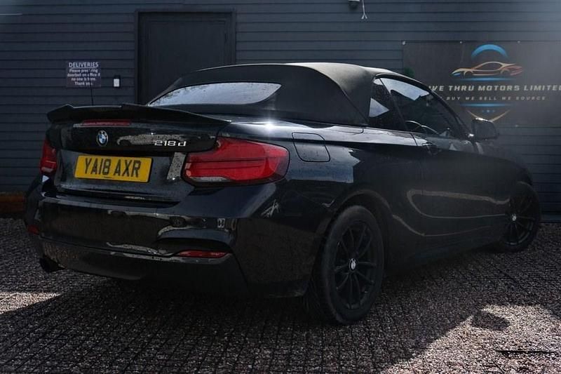 Used BMW 218 M Sport 150 HP (110 kW) 2018 Black Cabriolet