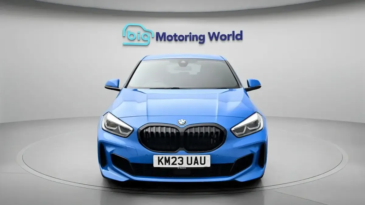 Used BMW 128 M Sport 265 HP (194 kW) 2023 Blue Hatchback