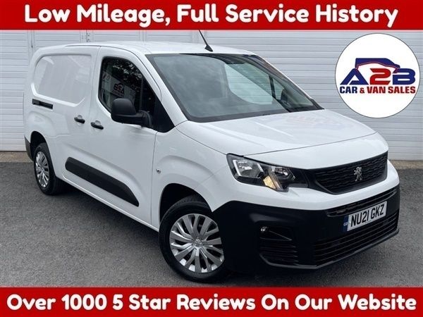 White Used 2021 Peugeot Partner MPV | £12,576 (Expensive) - Image 1/1