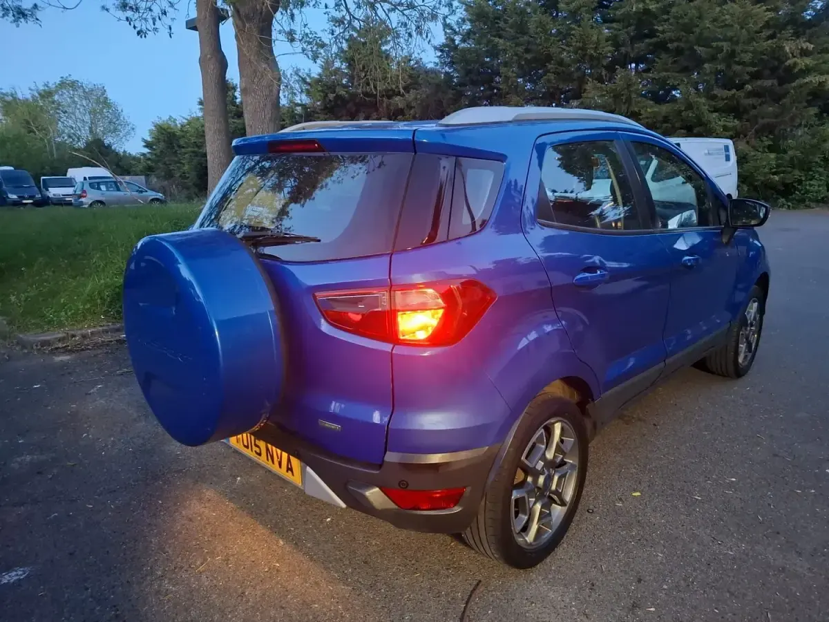 Used Ford Ecosport Titanium 125 HP (91 kW) 2015 Blue SUV