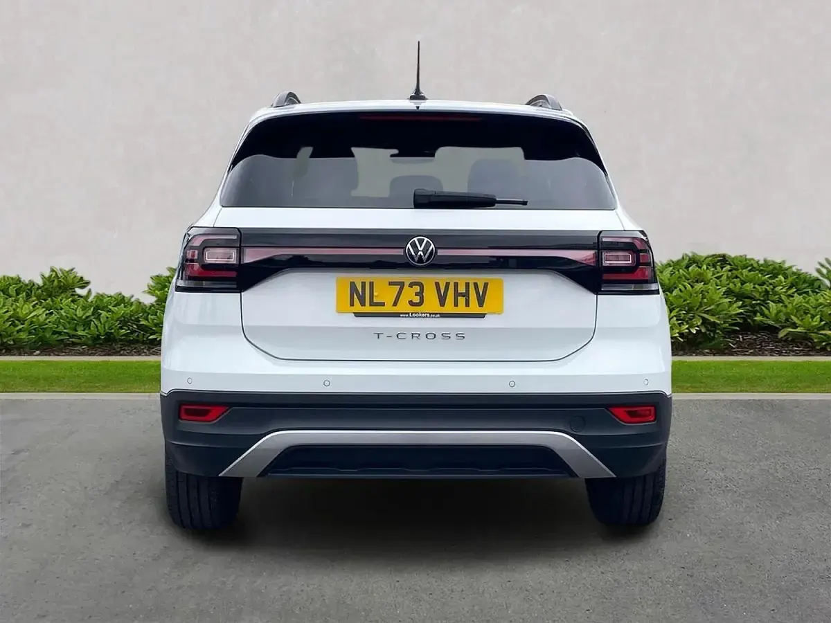 Used VW T-Cross Black Edition 95 HP (69 kW) 2023 White SUV