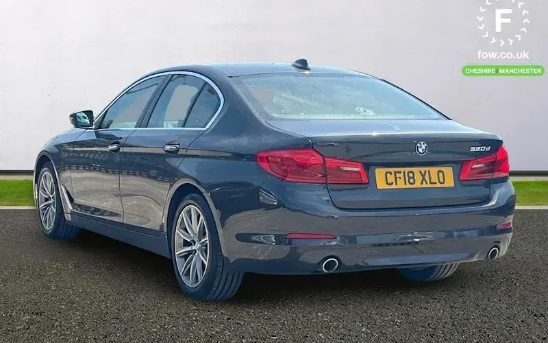 Used BMW 520 Sport Line 190 HP (139 kW) 2018 Grey Sedan