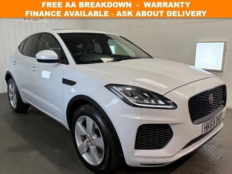 White Used 2020 Jaguar E-Pace Chequered Flag SUV | £17,695 (Good price) - Image 1/3