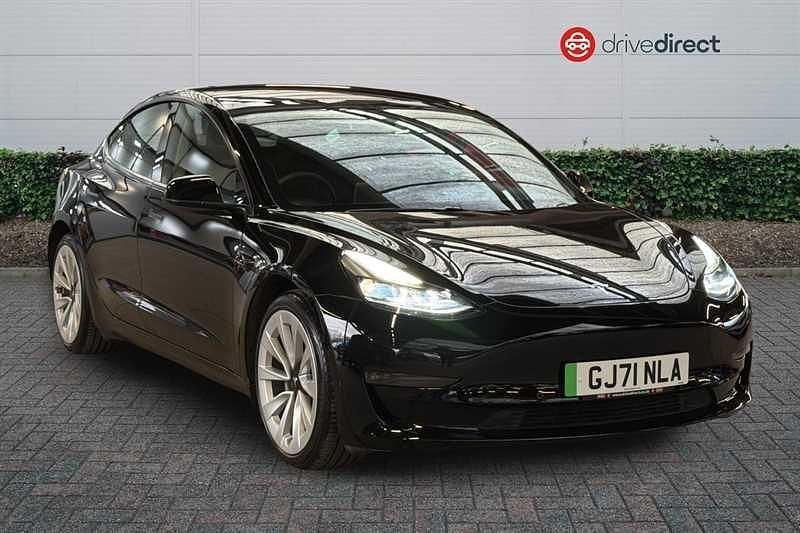Black Used 2021 Tesla Model 3 Long Range AWD Sedan | £19,200 (Fair price) - Image 1/4