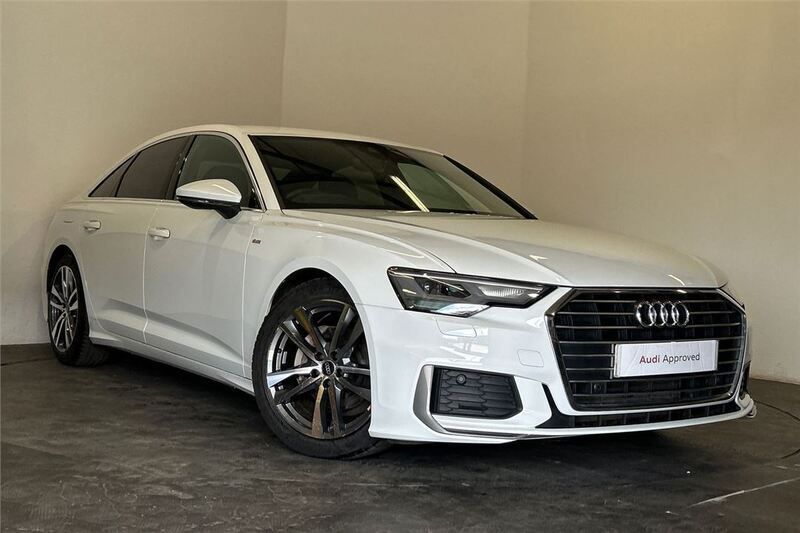 White Used 2022 Audi A6 S-Line Sedan | £25,800 (Good price) - Image 1/3