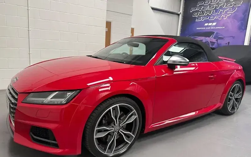 Used Audi TTS 310 HP (228 kW) 2015 Red Cabriolet