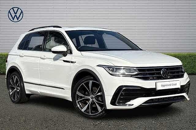 Used VW Tiguan R-line 150 HP (110 kW) 2021 White SUV