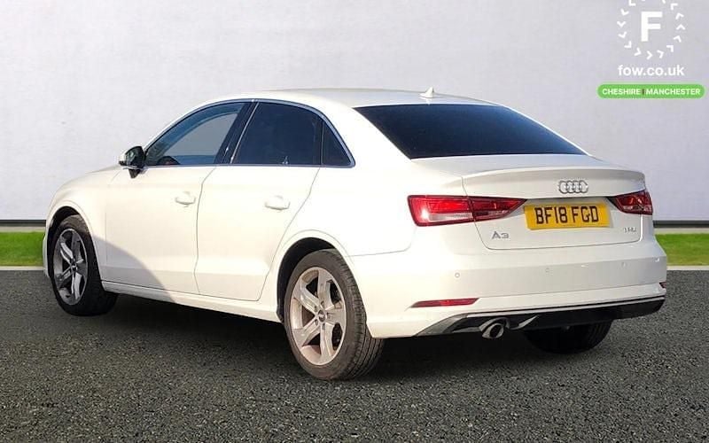 Used Audi A3 Sport 116 HP (85 kW) 2018 White Sedan