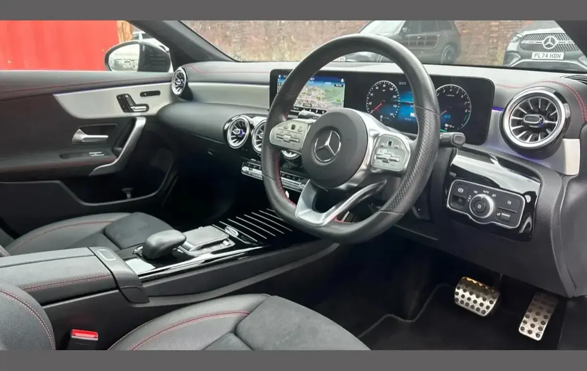Used Mercedes CLA250 AMG Line Premium Plus 214 HP (157 kW) 2023 Blue Coupe
