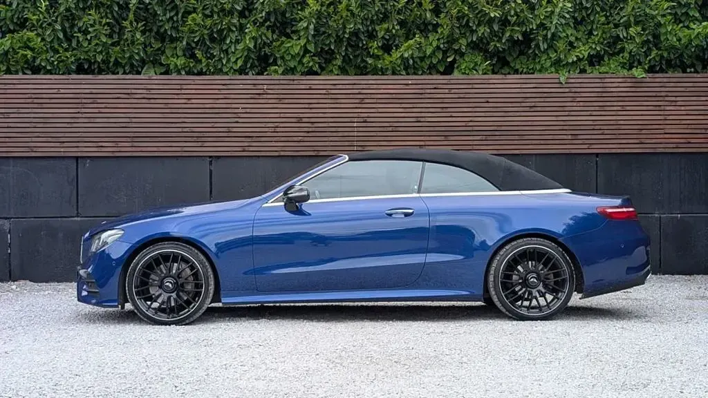 Used Mercedes E220 AMG Line Premium Plus 2020 Blue Cabriolet