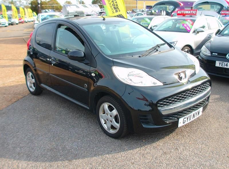 Black Used 2011 Peugeot 107 Envy Hatchback | £3,495 (Expensive) - Image 1/4