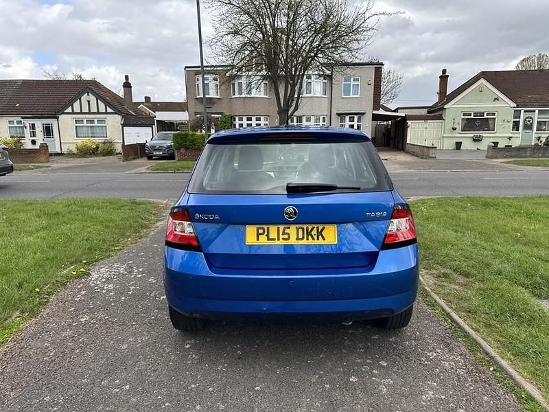 Used Skoda Fabia SE 2015 Blue Hatchback