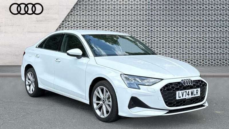 White Used 2024 Audi A3 S-Line Sedan | £21,505 - Image 1/4