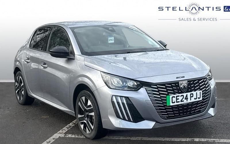 Grey Used 2023 Peugeot e-208 Style Hatchback | £13,907 (Fair price) - Image 1/3