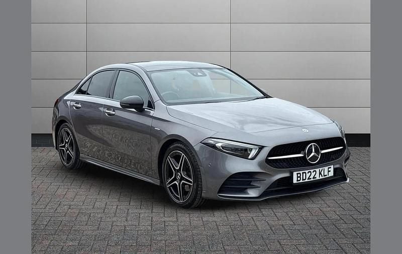 Grey Used 2022 Mercedes A180 AMG Line Premium Plus Sedan | £23,495 (A bit pricey) - Image 1/4