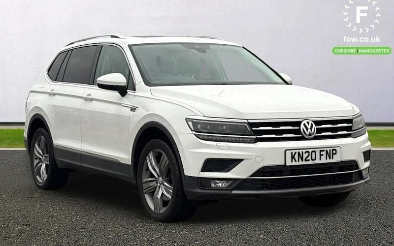 White Used 2020 VW Tiguan Allspace SEL SUV | £19,999 (Fair price) - Image 1/4