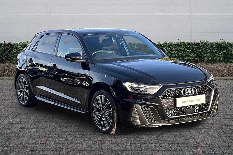 Mythos black metallic New 2025 Audi A1 S-Line Hatchback | £25,595 (A bit pricey) - Image 1/4