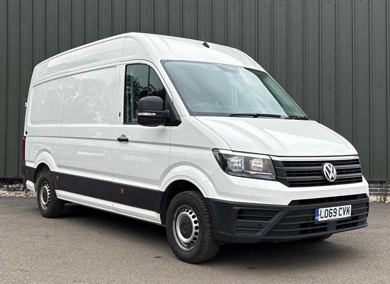 White Used 2020 VW Crafter Trendline Van | £11,490 (A bit pricey) - Image 1/4