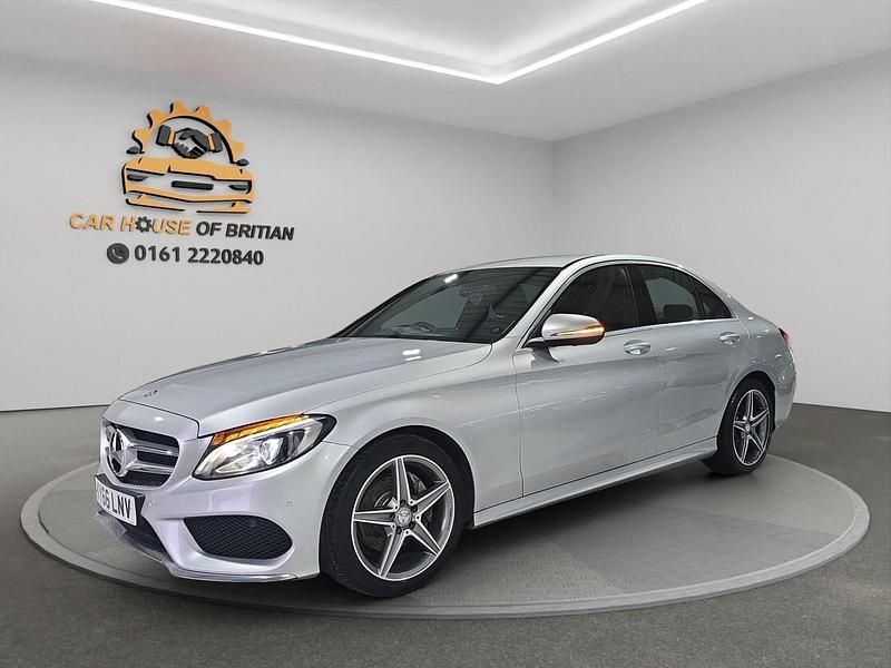 Used Mercedes C200 AMG line 2017 Silver Sedan