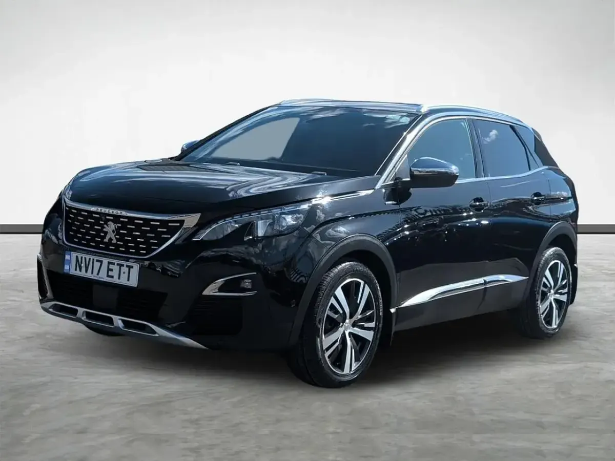 Used Peugeot 3008 GT-line 129 HP (94 kW) 2017 Black SUV