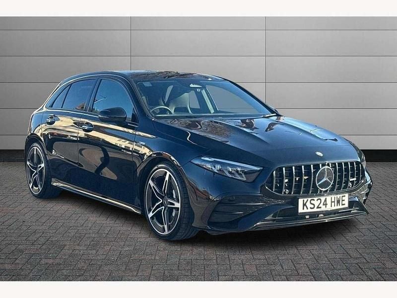 Black Used 2024 Mercedes A35 AMG Premium Hatchback | £34,995 (Fair price) - Image 1/4