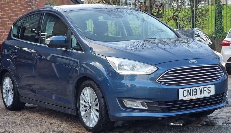 Used Ford C-MAX Titanium 120 HP (88 kW) 2019 Blue MPV