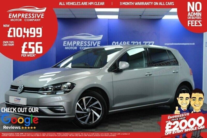 Silver Used 2019 VW Golf VII Match Hatchback | £10,499 - Image 1/4