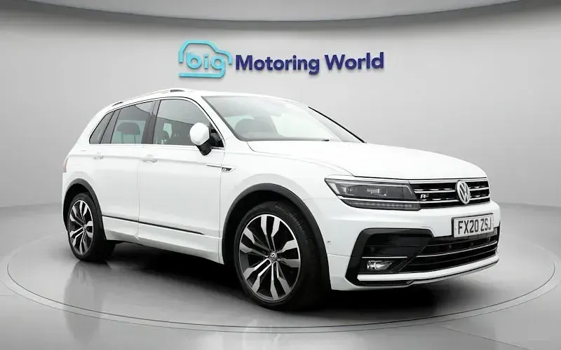 Used VW Tiguan R-line 150 HP (110 kW) 2020 White SUV
