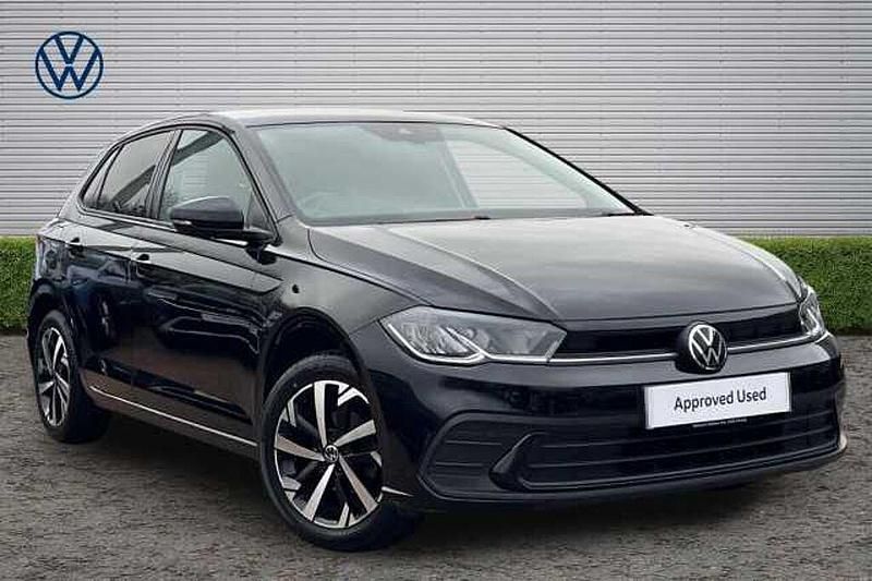Used VW Polo Match 95 HP (69 kW) 2024 Black Hatchback