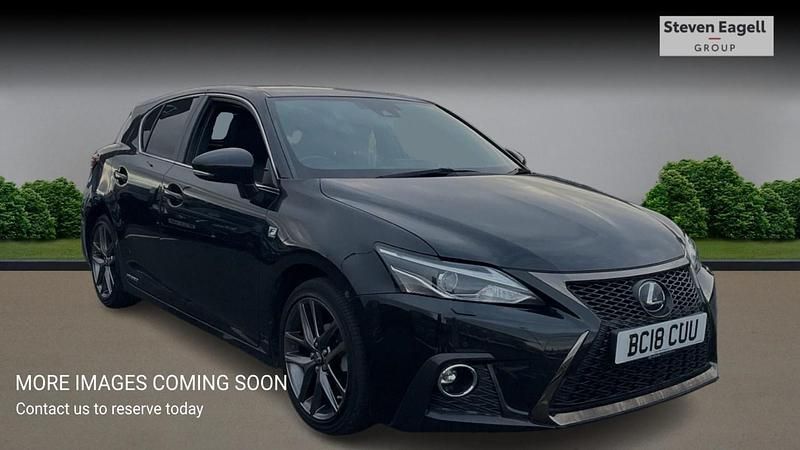 Black Used 2018 Lexus CT200h Sport Line Hatchback | £16,695 (A bit pricey) - Image 1/4