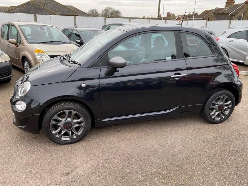 Used Fiat 500 S 69 HP (50 kW) 2016 Black Hatchback