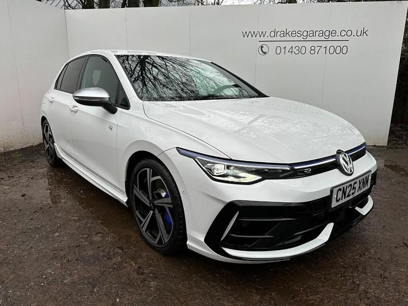 White Used 2025 VW Golf VIII R Hatchback | £38,990 (Expensive) - Image 1/4