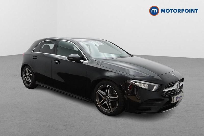 Used Mercedes A200 AMG line 163 HP (119 kW) 2019 Black Hatchback