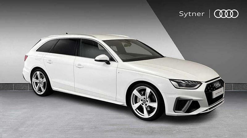 White Used 2021 Audi A4 S-Line Estate | £23,750 (Good price) - Image 1/4