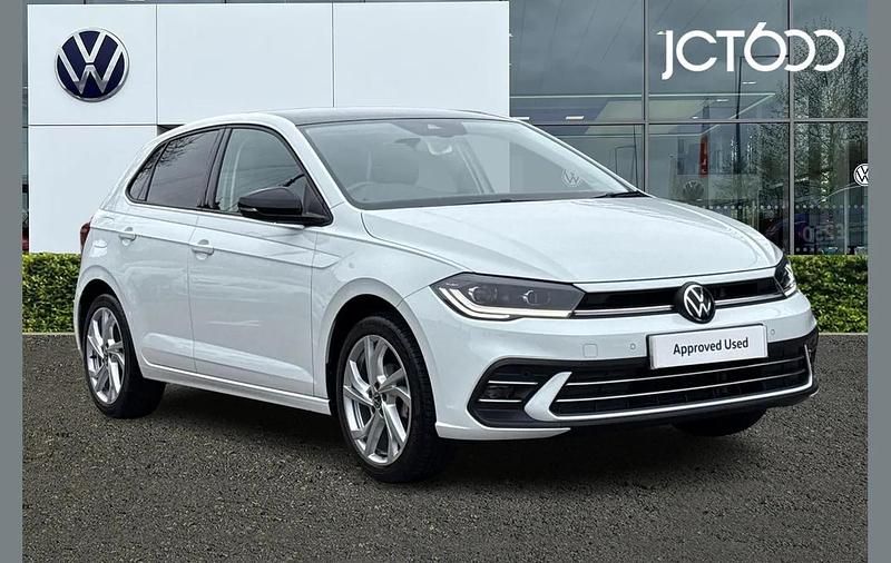 Used VW Polo Style 95 HP (69 kW) 2023 White Hatchback