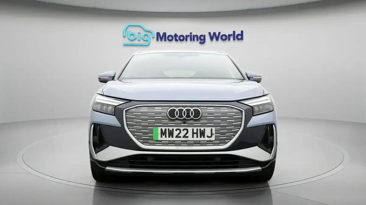 Used Audi Q4 e-tron S-Line 150 kW (204 HP) 2022 Blue SUV