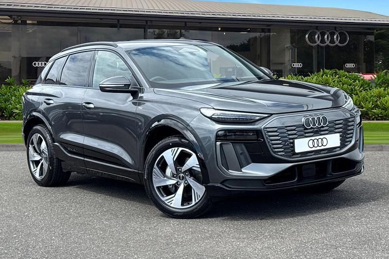 Grey New 2025 Audi Q6 e-tron S-Line SUV | £60,790 - Image 1/4