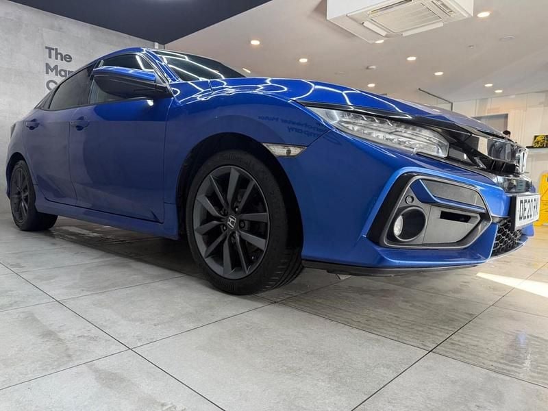 Used Honda Civic SR 126 HP (92 kW) 2020 Blue Hatchback