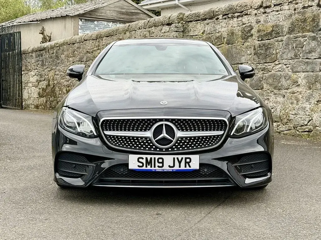 Used Mercedes E300 AMG line 245 HP (180 kW) 2019 Black Coupe